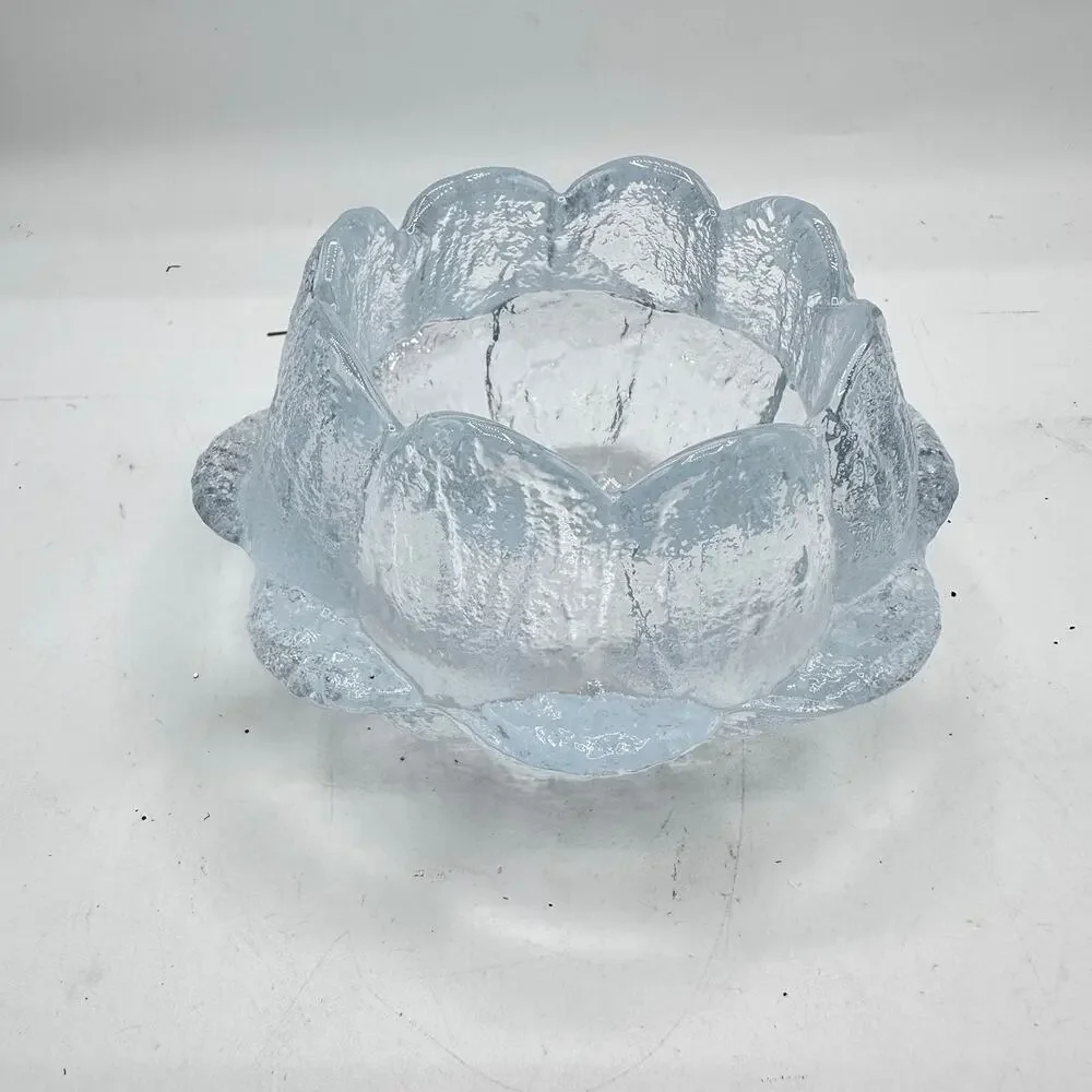 Holmegaard Water Lily Glass Candle Votive Tea Light Vintage - Picture 2 of 7
